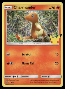 Charmander - 9/25 McDonald's 25th Anniversary Promos 009/025 Pokemon TCG - Image 1