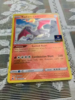 Pokemon TCG Asia Exclusive GYM Stamped Radiant Charizard 020/159. NM. - Image 3