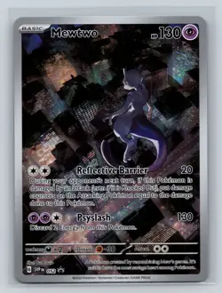 Pokemon TCG Scarlet & Violet Black Star Promo Mewtwo 052 - Image 1