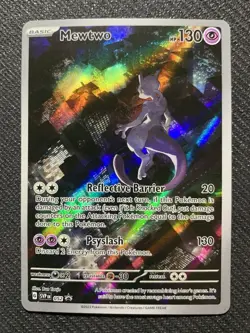 Pokemon TCG Mewtwo SVP 052 Scarlet Violet 151 Black Star Promo - Image 1