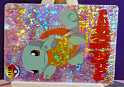 POKEMON POCKET MONSTERS VENDING PRISM STICKER 1156 SQUIRTLE - Image 2