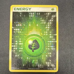 Pokemon Grass Energy 101/106 Emerald Holo Rare Basic Energy 2005 - Image 1