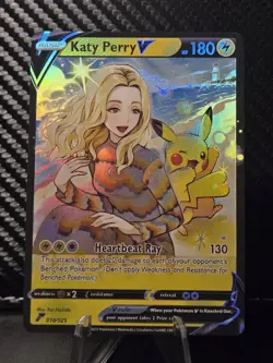 Katy Perry Anime Pokemon Full art trainer Waifu Sexy Doujin ACG DIY Art card - Image 2