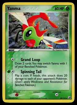 Pokemon Card - Yanma Unseen Forces 50/115 Reverse Holo Stamped - Image 1