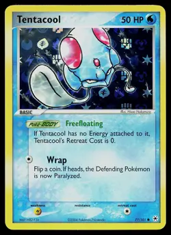 Pokemon Card - Tentacool Hidden Legends 77/101 Common Reverse Holo - Image 1