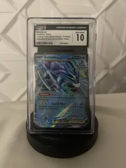 Suicune ex 010/034 Classic Collection Holo CGC 10 Pokemon TCG Card - Image 1