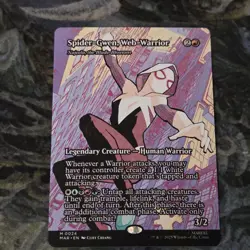 Spider-Gwen, Web-Warrior - Najeela, the Blade-Blossom (Borderless) SPIDER-MAN - Image 1