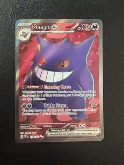 Gengar ex Temporal Forces Ultra Rare Pokemon TCG 193/162 Scarlet Violet Full Art - Image 1