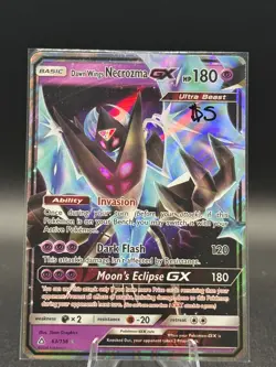 Dawn Wings Necrozma GX 63/156 Sm-Ultra Prism Holo Pokemon TCG - Image 1