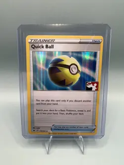 Quick Ball 179/202 Pokemon Prize Pack Line Holo Sword & Sheild base variant E - Image 1