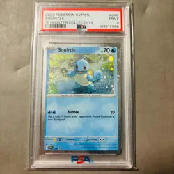2023 Pokemon SVP EN Squirtle 151 Poster Collection - PSA 9 MINT - Image 1