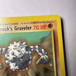 Pokemon Card - Brock's Graveler Gym Heroes 40/132 Uncommon 1st Edition - Image 4