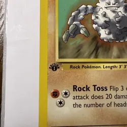Pokemon Card - Brock's Graveler Gym Heroes 40/132 Uncommon 1st Edition - Image 5