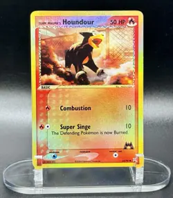 Team Magma’s Houndour 62/95 Reverse Holo Pokemon EX Team Magma vs Team Aqua LP - Image 2