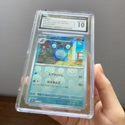 CGC 10 Poliwhirl Reverse Holo Japanese Pokemon 151 #061/165 Gem Mint - Image 1