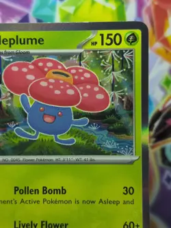 Pokemon TCG Vileplume [PFL 003/094] (Holo Rare) EN -ME02: Phantasmal Flames NM/M - Image 3