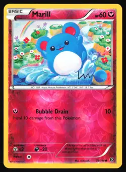 Marill #76/114 XY - Reverse Holo - Steam Siege - Pokemon TCG - LP - Image 1