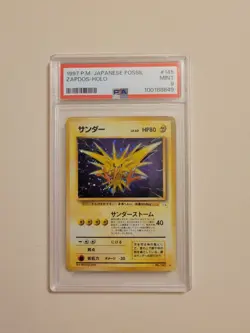 Zapdos - Pokemon Japanese Mystery of the Fossil #145 - Mint PSA 9 - Image 2
