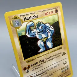 Machoke 34/102 - Base Set (Shadowless) - Uncommon - Pokemon TCG - Image 1