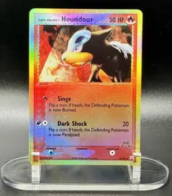 Team Magma's Houndour 35/95 Reverse Holo Pokemon EX Team Magma vs Team Aqua NM - Image 2