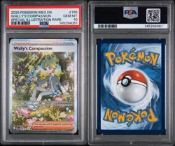 2025 Pokemon Mega Evolution Base #186 SIR Wally's Compassion PSA 10 Gem Mint - Image 3