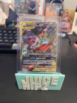 Pokemon Mega Sableye & Tyranitar GX Unified Minds Full Alternate Alt Art #226 NM - Image 1