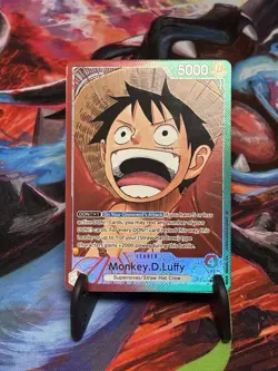 Monkey.D.Luffy (001) (Alternate Art) OP13-001 Carrying On His Will Foil - Image 1