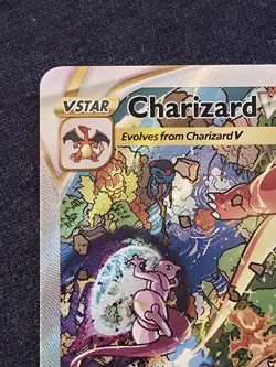 Pokemon TCG Charizard v Star SWSH262 Black Star Promo Card Near Mint Condition - Image 3