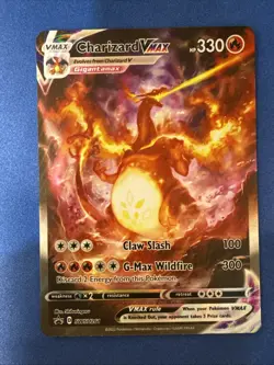 Pokemon TCG Charizard VMAX SWSH261 Black Star Promos Holo Card NM Condition - Image 1