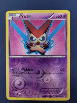 Victini 43/101 Noble Victories Reverse Holo Rare Pokemon Card LP-NM - Image 1