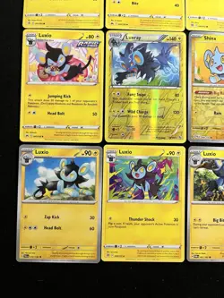 Cute Luxray Lot Luxio Shinx 12x XY Pokemon Cards Collection Set TCG - Image 5
