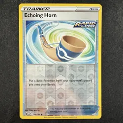 Pokemon TCG Echoing Horn Chilling Reign 136/198 Uncommon Reverse Holo Card - Image 1