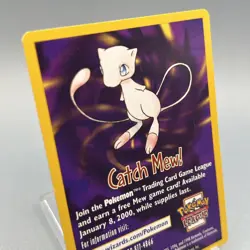 Catch Mew WOTC Movie Promo Pokemon Card Vintage - Image 1