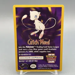 Catch Mew WOTC Movie Promo Pokemon Card Vintage - Image 2