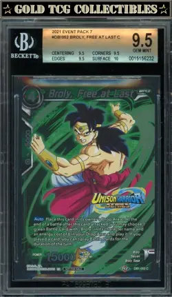 BGS 9.5 ⭐ Broly 2021 Event Pack 7 Promo Card Super DBS DBZ Z Heroes - Image 1