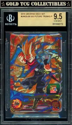 BGS 9.5 ⭐ SS3 Future Trunks UMDS-06 Heroes Promo Super Card DBS DBZ Z Heroes - Image 1