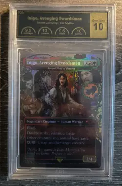 MTG Inigo, Avenging Swordsman Foil Secret Lair Drop Mythic PCG Gem Mint 10 #1451 - Image 1