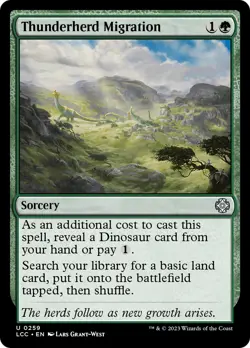 Thunderherd Migration [The Lost Caverns of Ixalan Commander] Magic MTG - Image 1