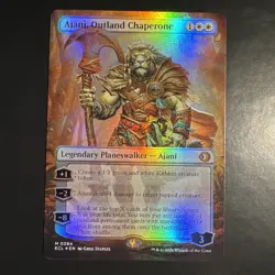 Ajani, Outland Chaperone (Borderless) Lorwyn Eclipsed Foil - Image 1
