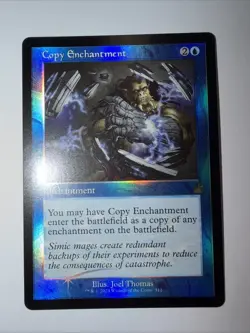 Copy Enchantment (Retro Frame) R Ravnica Remastered #312 NM Foil - Image 2