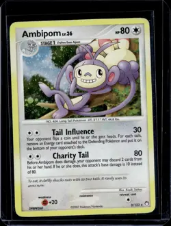 Ambipom 3/123 Mysterious Treasures Cosmos Holo 2007 (HP) / Pokemon TCG - Image 1