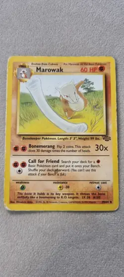 Marowak - Pokemon TCG - MP - Uncommon - Jungle Set 39/64 - Image 1