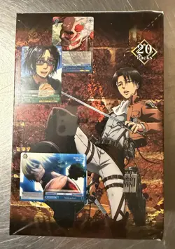 Weiss Schwarz Attack on Titan Booster Box Factory Sealed First Print - Image 3