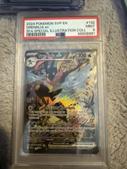 Greninja ex 132 Sv: Scarlet & Violet Promo Cards Holo PSA 9 - Image 1