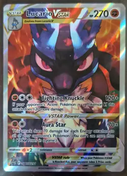 Lucario VSTAR SWSH291 SWSH: Sword & Shield Promo Cards Holo UNSEALED - Image 1