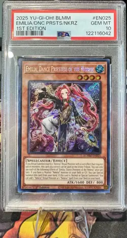 Lot of 5 PSA 10 Yugioh Cards from BLMM, Secret Rare 1st Editions - Image 3