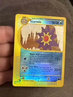 Pokemon Card - Reverse-Holo Starmie 44/144 Skyridge *HP* e-Card Uncommon - Image 3