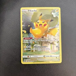Pokemon Card Pikachu GG30/GG70 Galarian Gallery Crown Zenith Near Mint - Image 1