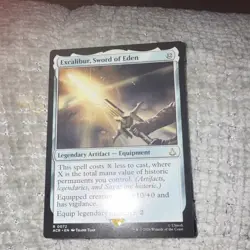 Magic: The Gathering Excalibur Sword of Eden Legendary Artifact Assassin's Cree… - Image 1