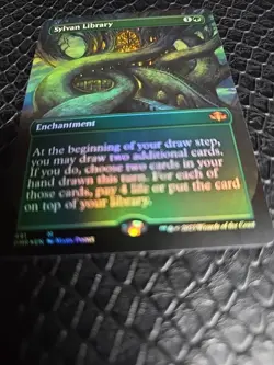 Sylvan Library (Borderless) Dominaria Remastered Foil - Image 1